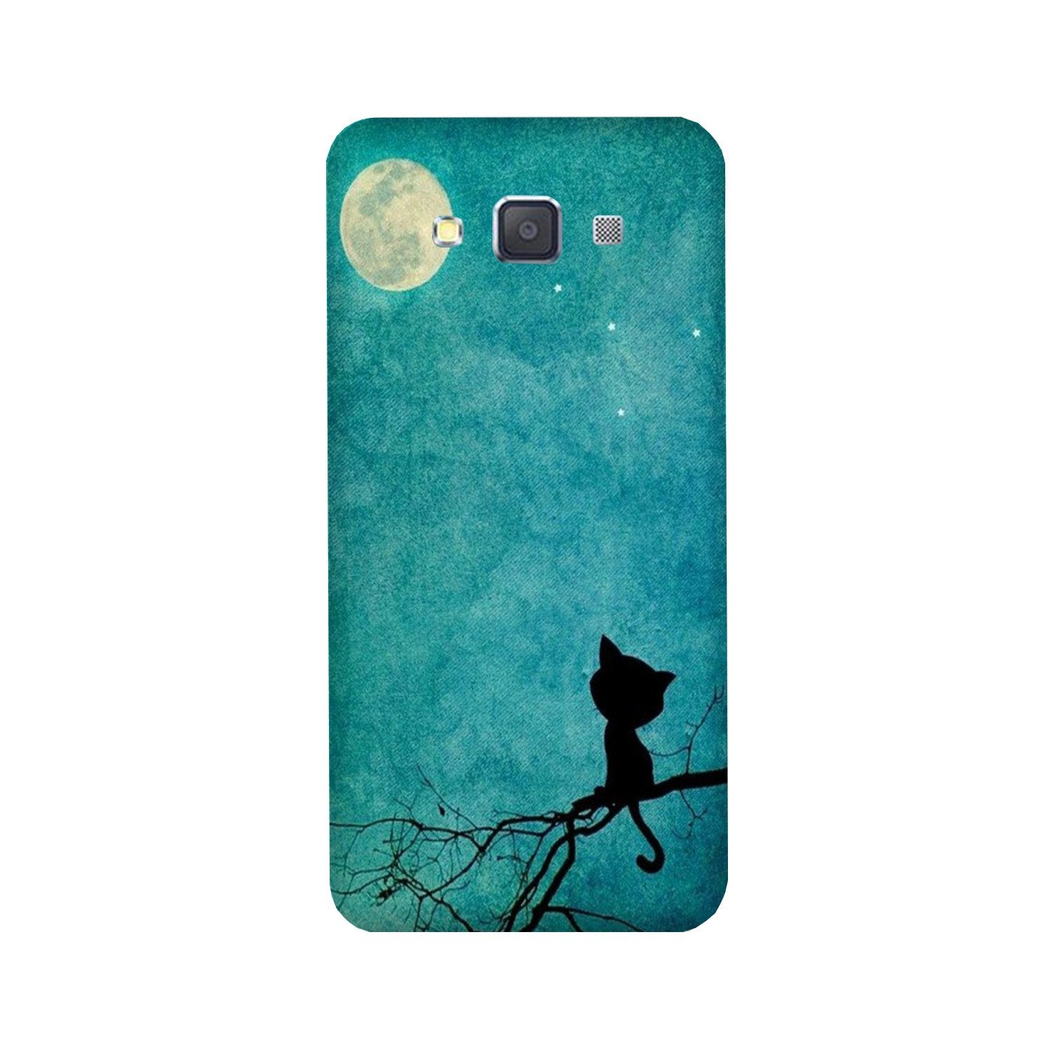 Moon cat Case for Galaxy E5