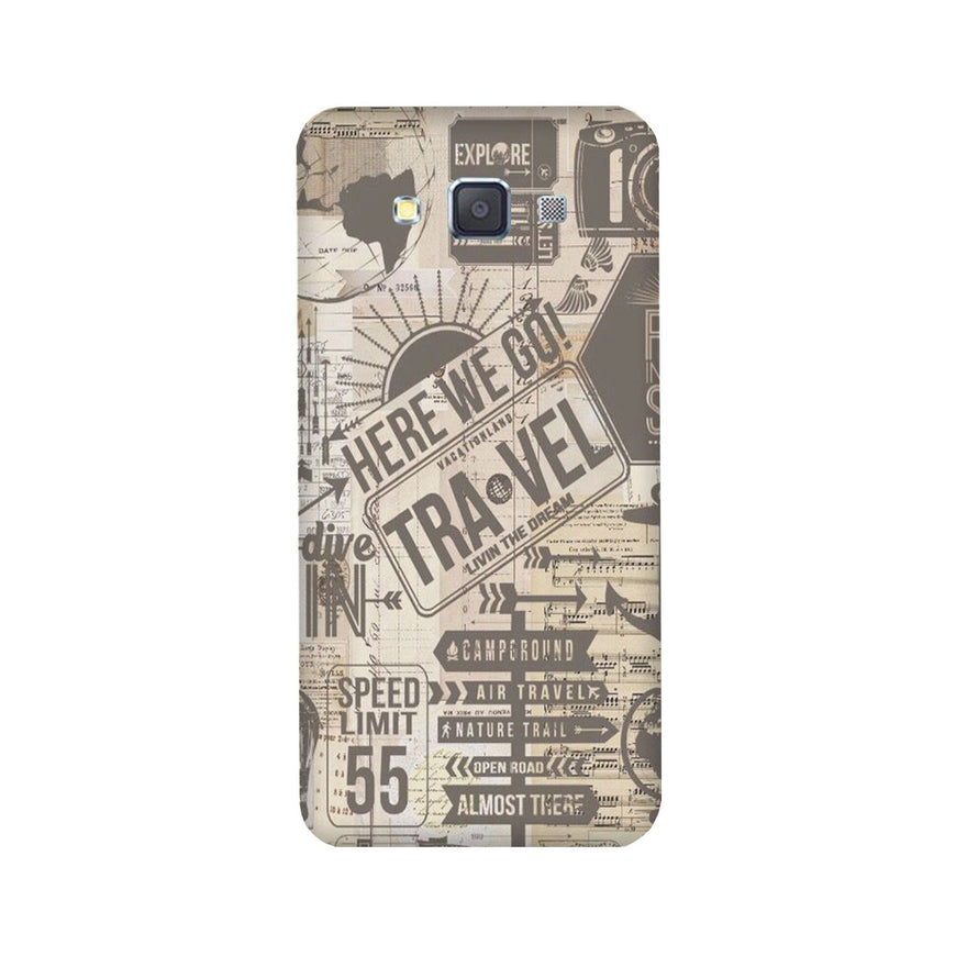 Travel Case for Galaxy J5 (2016)  (Design - 104)