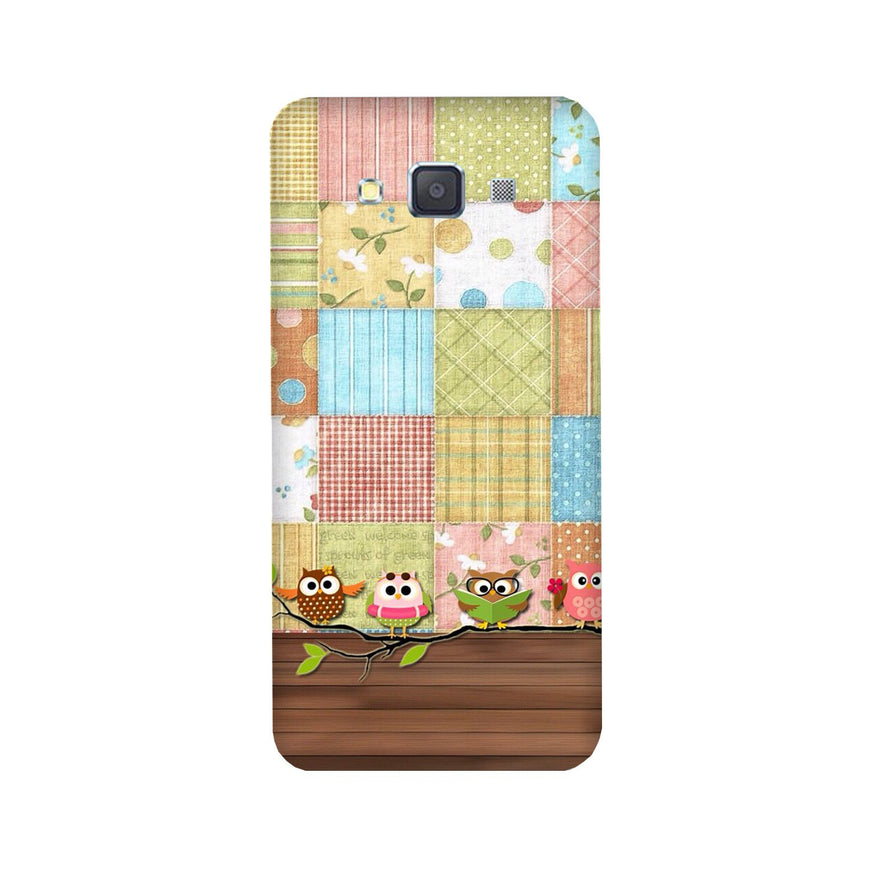 Owls Case for Galaxy E5 (Design - 202)