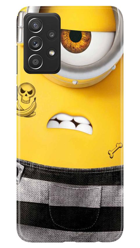 Minion Mobile Back Case for Samsung Galaxy A72 (Design - 324)