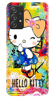 Hello Kitty Mobile Back Case for Samsung Galaxy A52 (Design - 362)