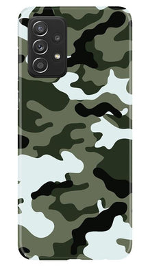 Army Camouflage Mobile Back Case for Samsung Galaxy A52s 5G  (Design - 108)