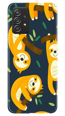 Racoon Pattern Mobile Back Case for Samsung Galaxy A73 5G (Design - 2)