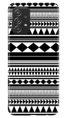 Black white Pattern Mobile Back Case for Samsung Galaxy A73 5G (Design - 5)