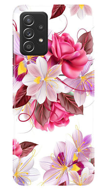 Beautiful flowers Mobile Back Case for Samsung Galaxy A73 5G (Design - 23)