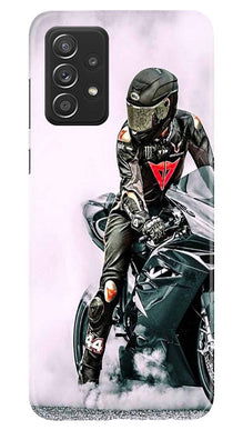 Biker Mobile Back Case for Samsung Galaxy A23 (Design - 342)