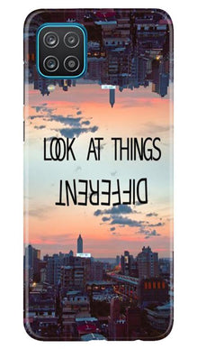 Look at things different Mobile Back Case for Samsung Galaxy F12 (Design - 99)