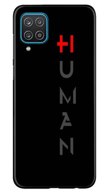 Human Mobile Back Case for Samsung Galaxy F12  (Design - 141)