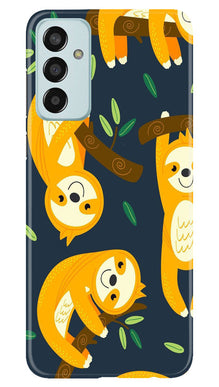 Racoon Pattern Mobile Back Case for Samsung Galaxy M13 (Design - 2)