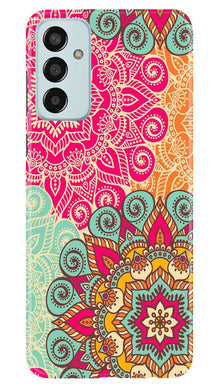 Rangoli art Mobile Back Case for Samsung Galaxy M13 (Design - 6)