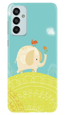 Elephant Painting Mobile Back Case for Samsung Galaxy M13 (Design - 46)