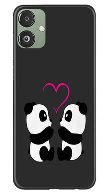 Panda Love Mobile Back Case for Samsung Galaxy F14 5G (Design - 355)