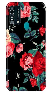 Red Rose2 Mobile Back Case for Samsung Galaxy F41 (Design - 81)