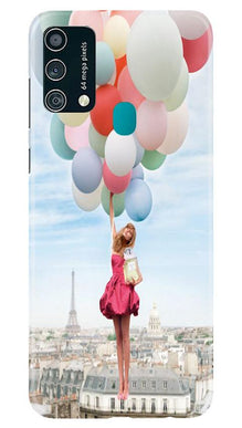 Girl with Baloon Mobile Back Case for Samsung Galaxy F41 (Design - 84)