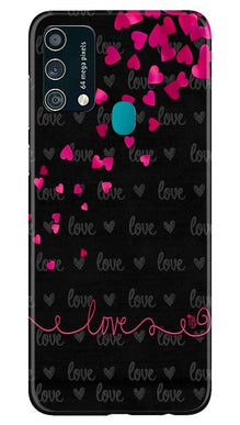 Love in Air Mobile Back Case for Samsung Galaxy F41 (Design - 89)