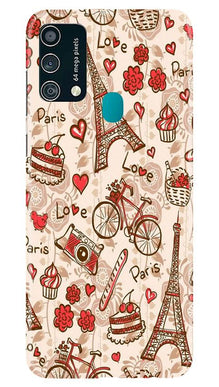 Love Paris Mobile Back Case for Samsung Galaxy F41  (Design - 103)