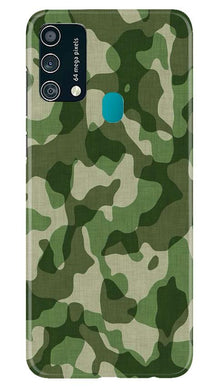 Army Camouflage Mobile Back Case for Samsung Galaxy F41  (Design - 106)