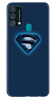Superman Superhero Mobile Back Case for Samsung Galaxy F41  (Design - 117)