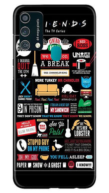 Friends Mobile Back Case for Samsung Galaxy F41  (Design - 145)