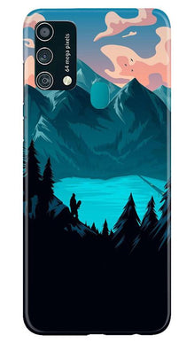 Mountains Mobile Back Case for Samsung Galaxy F41 (Design - 186)