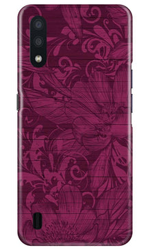 Purple Backround Mobile Back Case for Samsung Galaxy M01 (Design - 22)