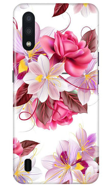 Beautiful flowers Mobile Back Case for Samsung Galaxy M01 (Design - 23)