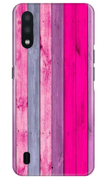 Wooden look Mobile Back Case for Samsung Galaxy M01 (Design - 24)