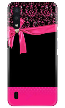 Gift Wrap4 Mobile Back Case for Samsung Galaxy M01 (Design - 39)