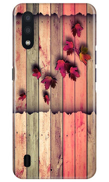 Wooden look2 Mobile Back Case for Samsung Galaxy M01 (Design - 56)