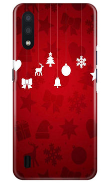 Christmas Mobile Back Case for Samsung Galaxy M01 (Design - 78)