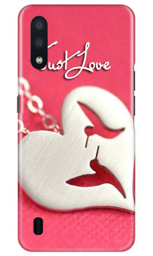 Just love Mobile Back Case for Samsung Galaxy M01 (Design - 88)