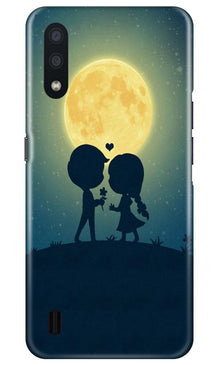 Love Couple Mobile Back Case for Samsung Galaxy M01  (Design - 109)