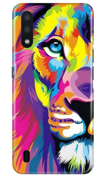 Colorful Lion Mobile Back Case for Samsung Galaxy M01  (Design - 110)