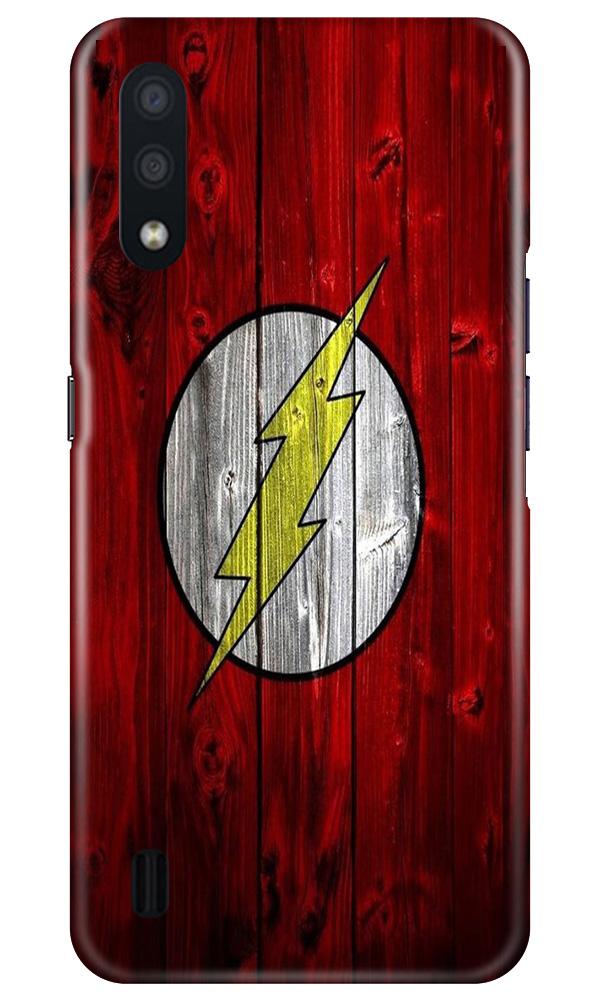 Flash Superhero Case for Samsung Galaxy M01  (Design - 116)