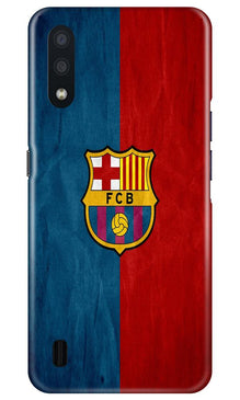 FCB Football Mobile Back Case for Samsung Galaxy M01  (Design - 123)