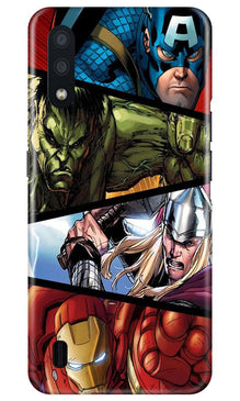 Avengers Superhero Mobile Back Case for Samsung Galaxy M01  (Design - 124)