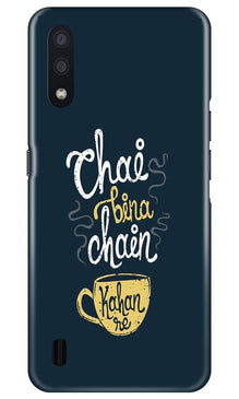 Chai Bina Chain Kahan Mobile Back Case for Samsung Galaxy M01  (Design - 144)