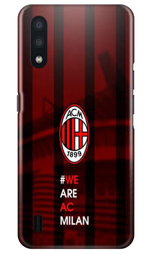 AC Milan Mobile Back Case for Samsung Galaxy M01  (Design - 155)