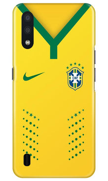 Brazil Mobile Back Case for Samsung Galaxy M01  (Design - 176)