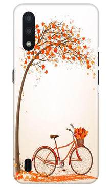 Bicycle Mobile Back Case for Samsung Galaxy M01 (Design - 192)