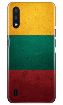 Color Pattern Mobile Back Case for Samsung Galaxy M01 (Design - 374)