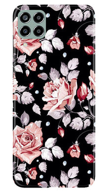 Pink rose Mobile Back Case for Samsung Galaxy M33 5G (Design - 12)