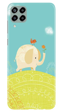 Elephant Painting Mobile Back Case for Samsung Galaxy M33 5G (Design - 46)