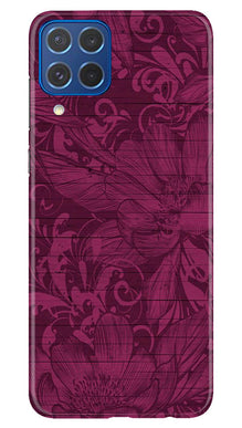 Purple Backround Mobile Back Case for Samsung Galaxy M62 (Design - 22)