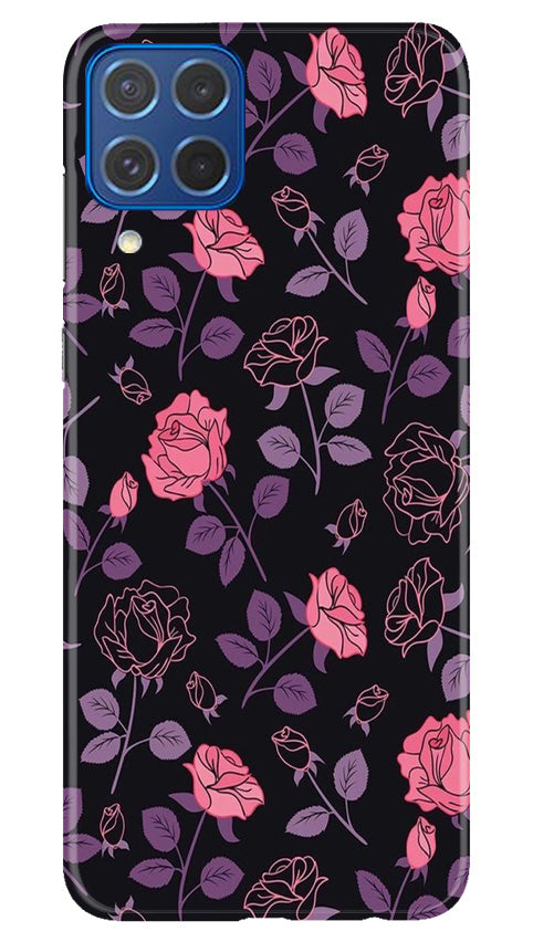 Rose Black Background Case for Samsung Galaxy M62