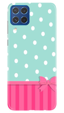 Gift Wrap Mobile Back Case for Samsung Galaxy M62 (Design - 30)