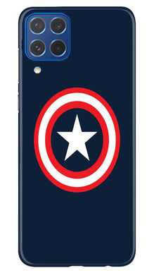 Captain America Mobile Back Case for Samsung Galaxy M62 (Design - 42)