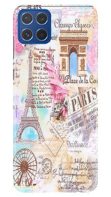 Paris Eiftel Tower Mobile Back Case for Samsung Galaxy M62 (Design - 54)