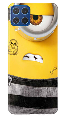 Minion Mobile Back Case for Samsung Galaxy M62 (Design - 286)