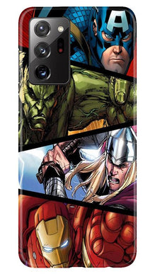Avengers Superhero Mobile Back Case for Samsung Galaxy Note 20 Ultra  (Design - 124)